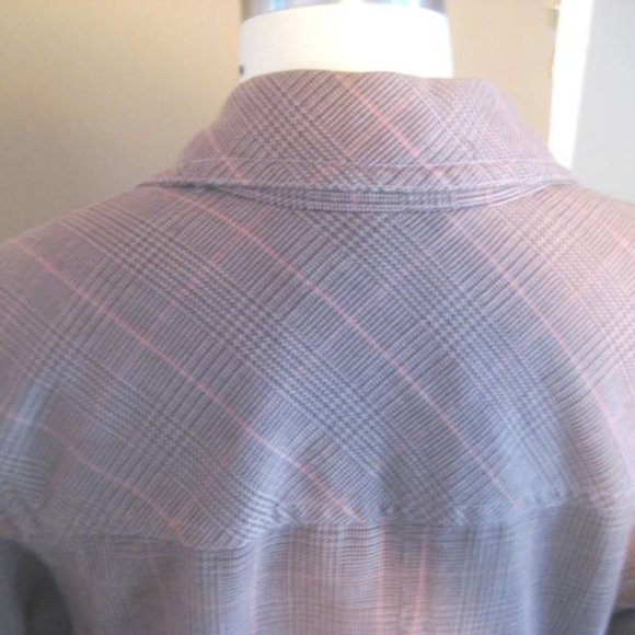 Vintage Cecil Plaid Blazer with Elbow Patches - Picture 5 of 12